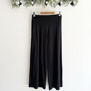 Bryn Walker Women’s Black Wide Leg Comfy Pants Elastic Waist Size XS 37071